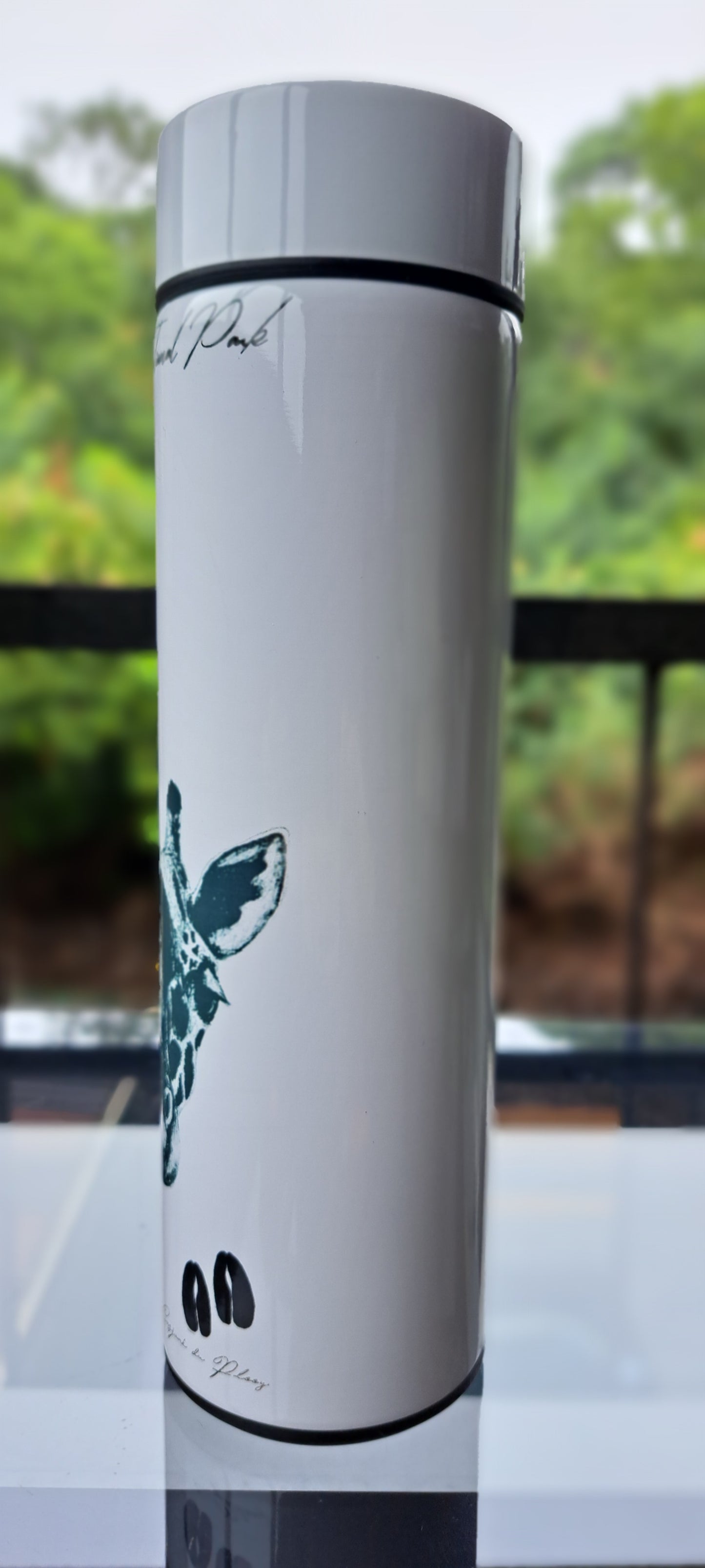 Giraffe 450ml digital display flask