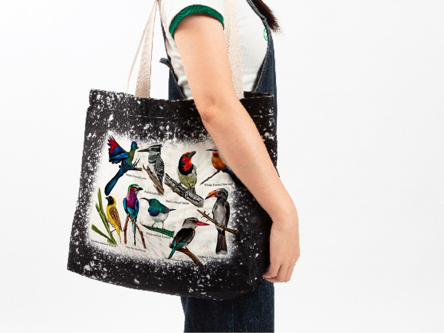 The backyard bird Collection Linen Tote Bag
