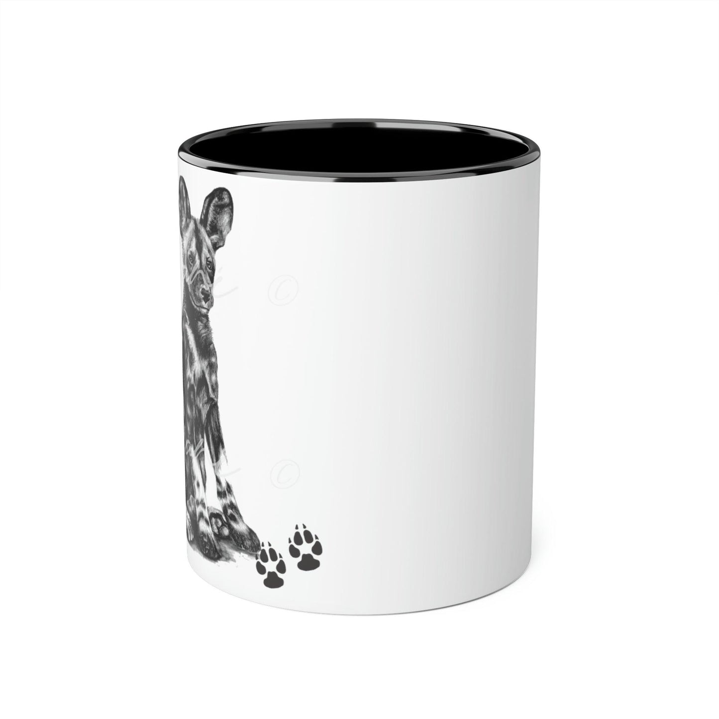 Wild dog Ceramic Coffee Mug - Casjané du Plooy Art