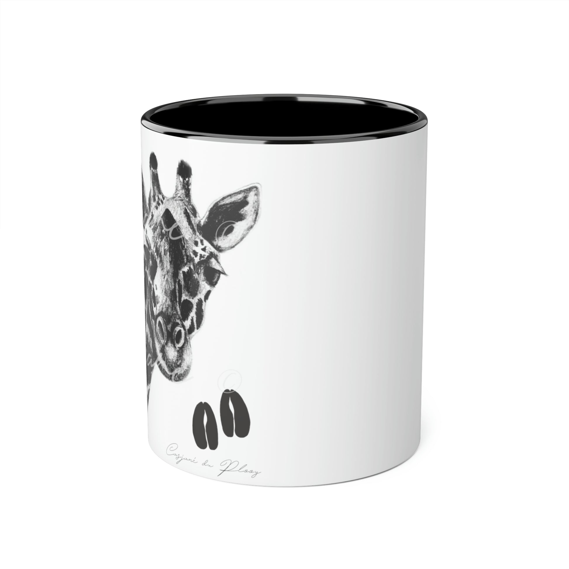 Giraffe Ceramic Coffee Mug - Casjané du Plooy Art