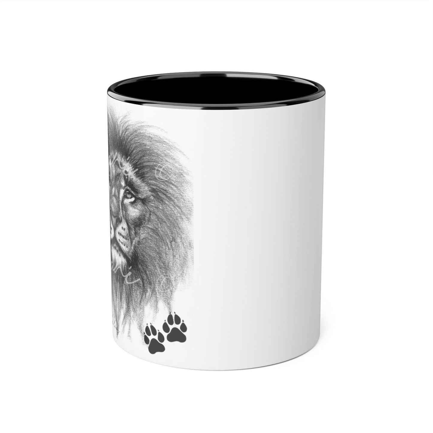 Lion Ceramic Coffee Mug - Casjané du Plooy Art