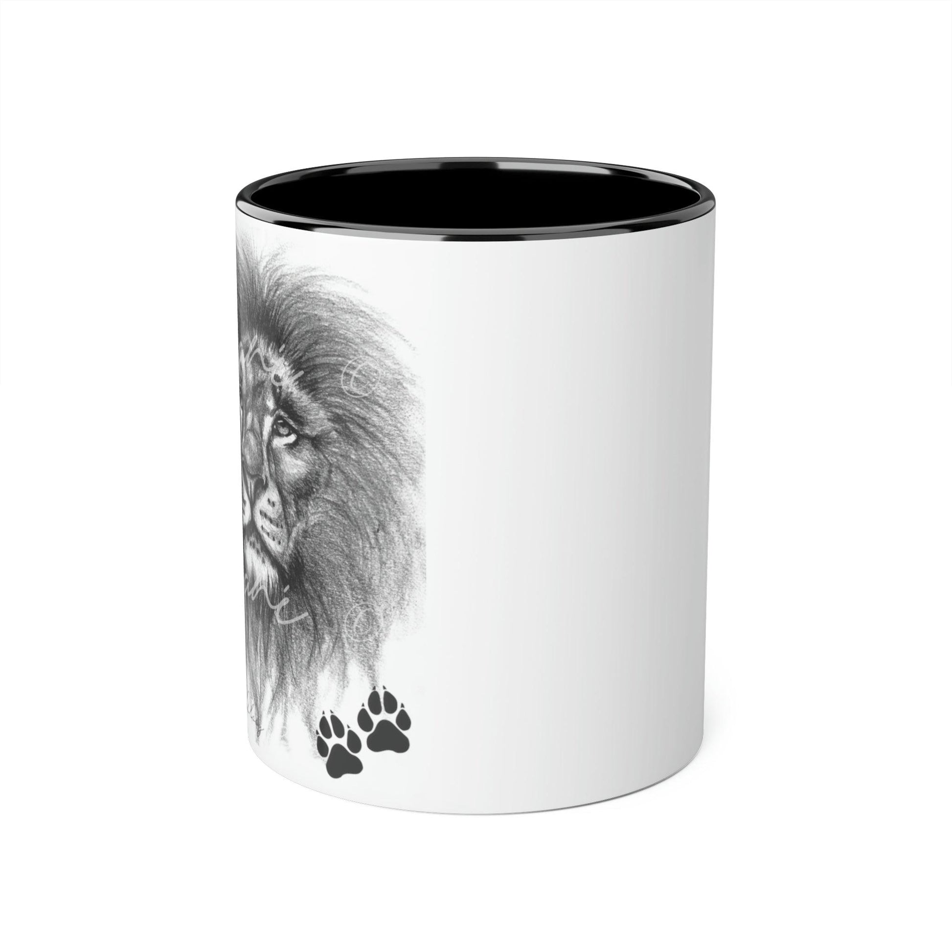 Lion Ceramic Coffee Mug - Casjané du Plooy Art