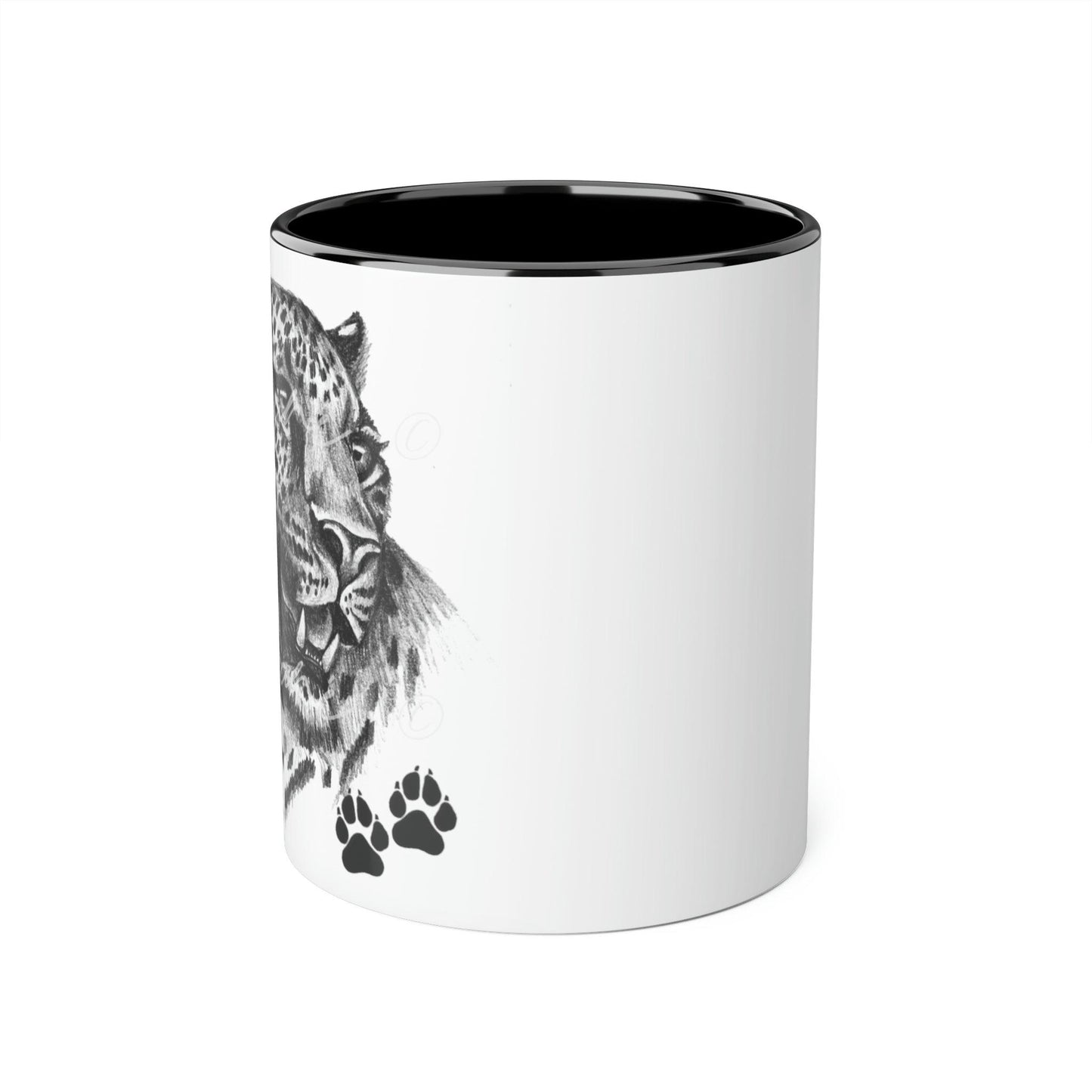 Leopard Ceramic Coffee Mug - Casjané du Plooy Art