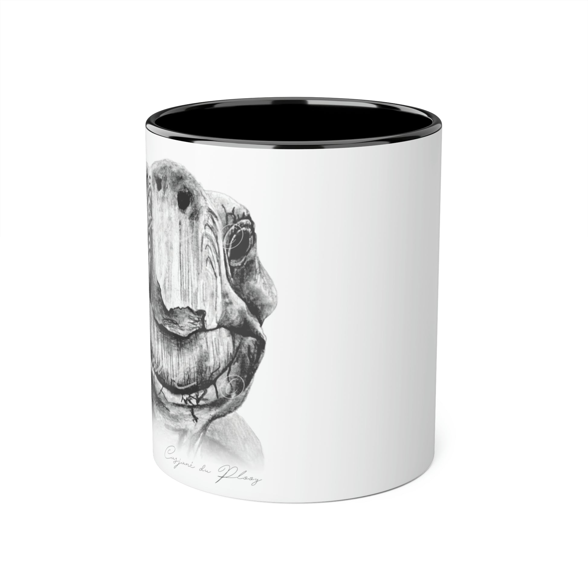 Tortoise Ceramic Coffee Mug - Casjané du Plooy Art
