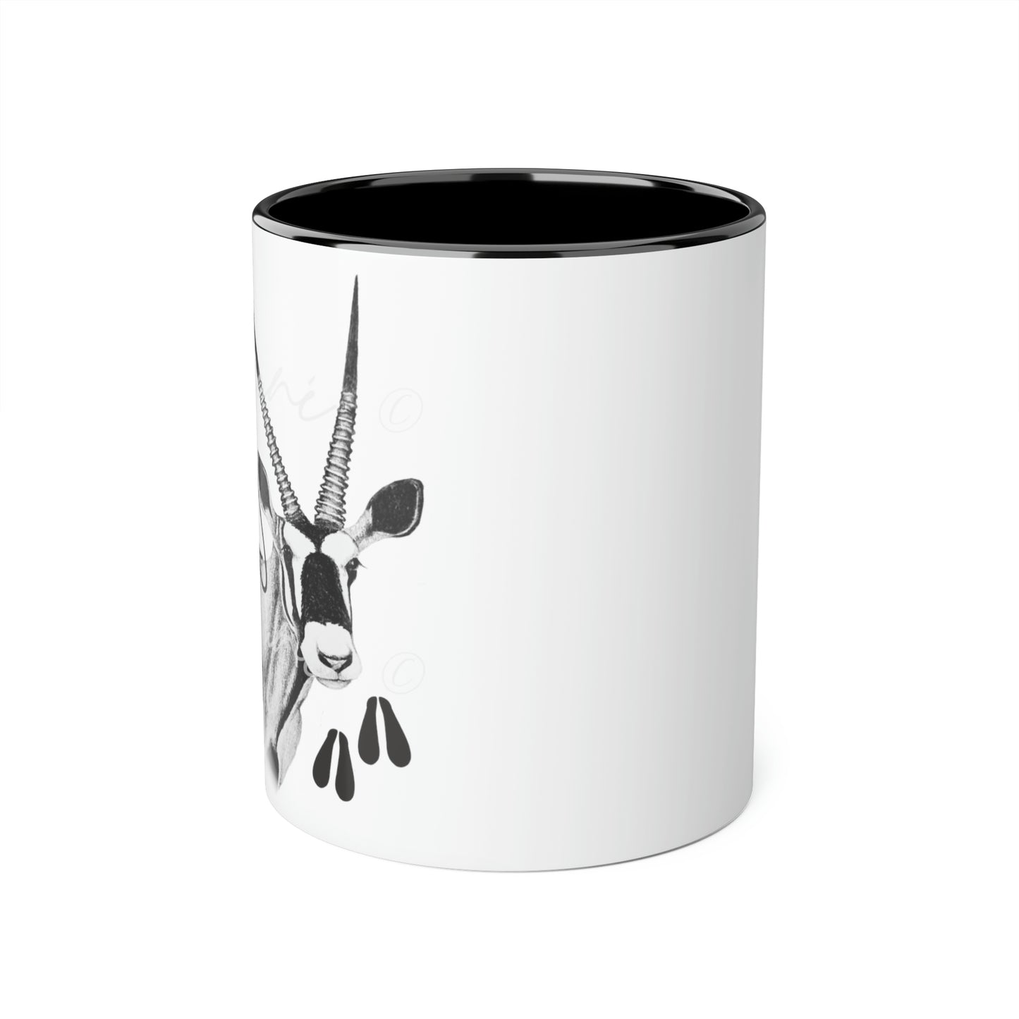 Oryx Ceramic Coffee Mug - Casjané du Plooy Art