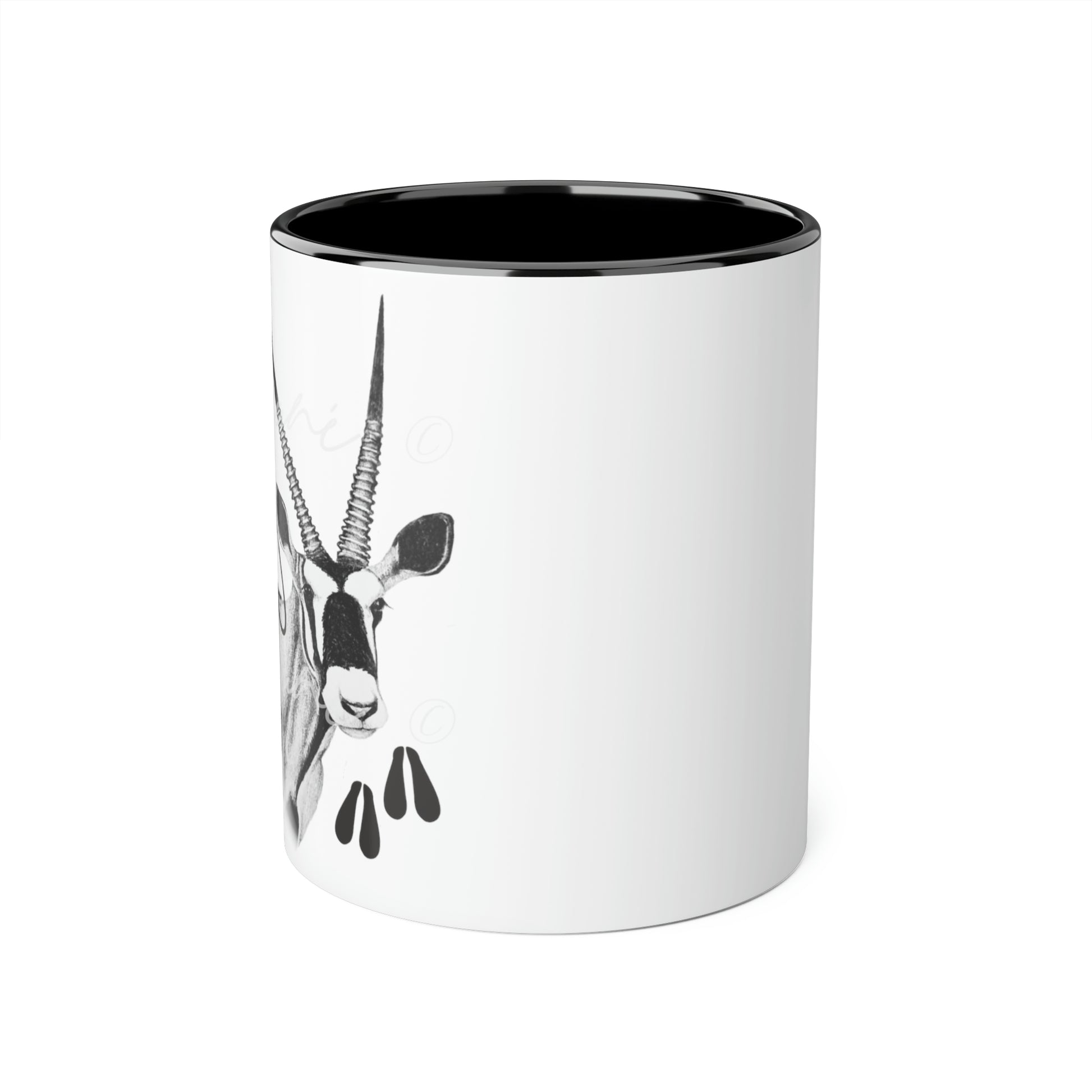 Oryx Ceramic Coffee Mug - Casjané du Plooy Art