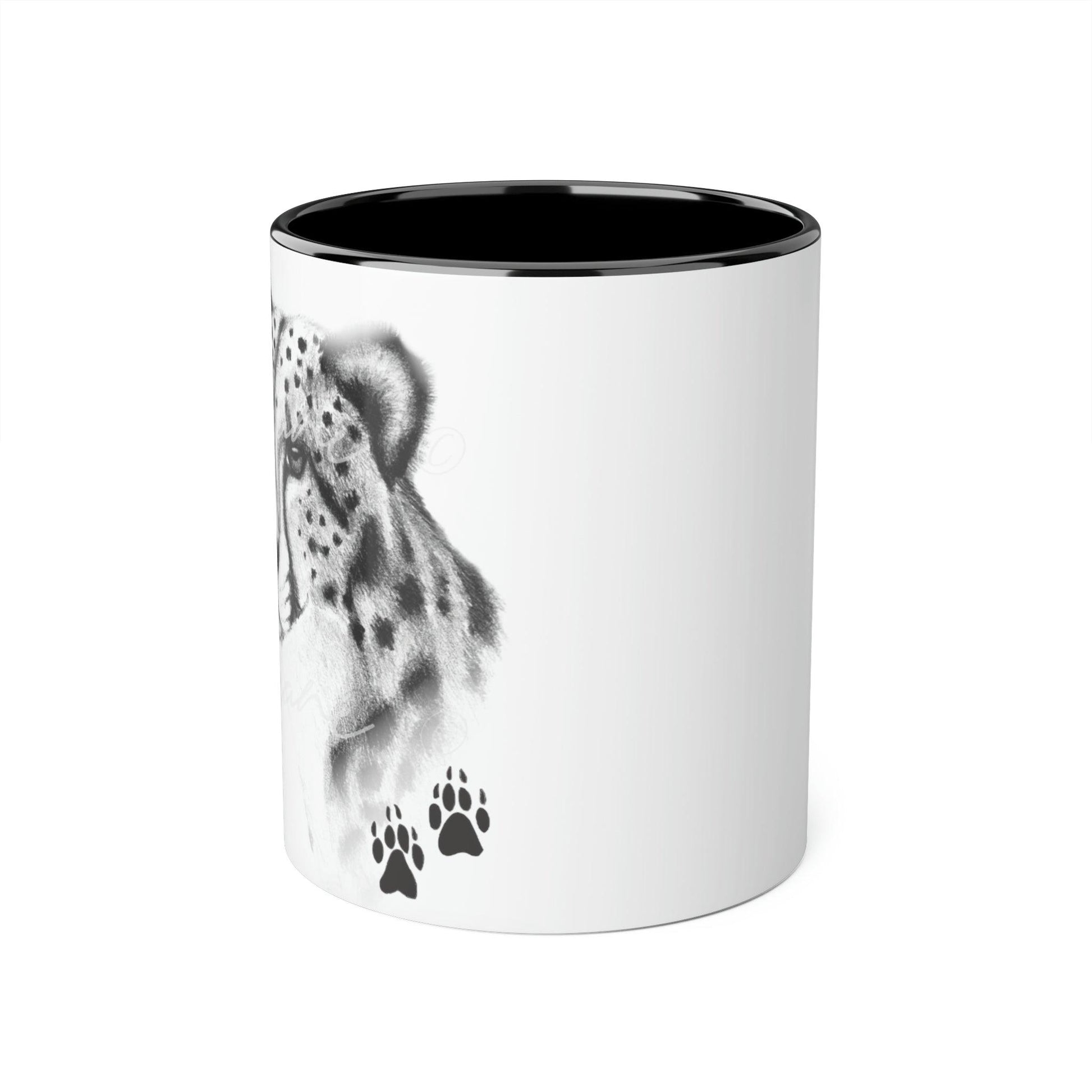Cheetah Ceramic Coffee Mug - Casjané du Plooy Art