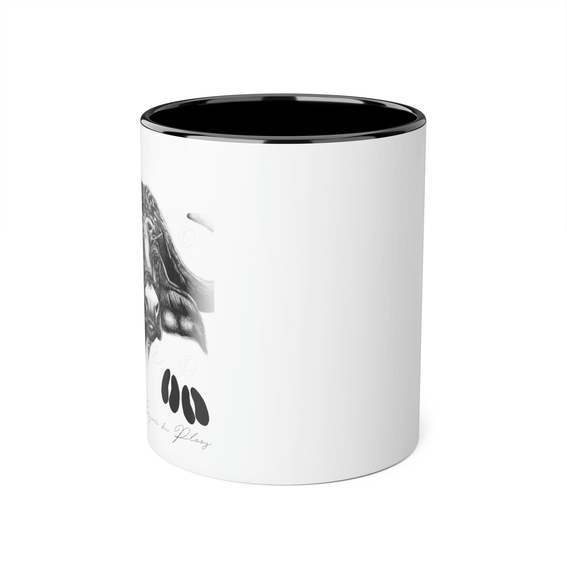 Buffalo Ceramic Coffee Mug - Casjané du Plooy Art