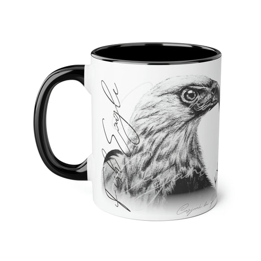 Fish Eagle Ceramic Coffee Mug - Casjané du Plooy Art