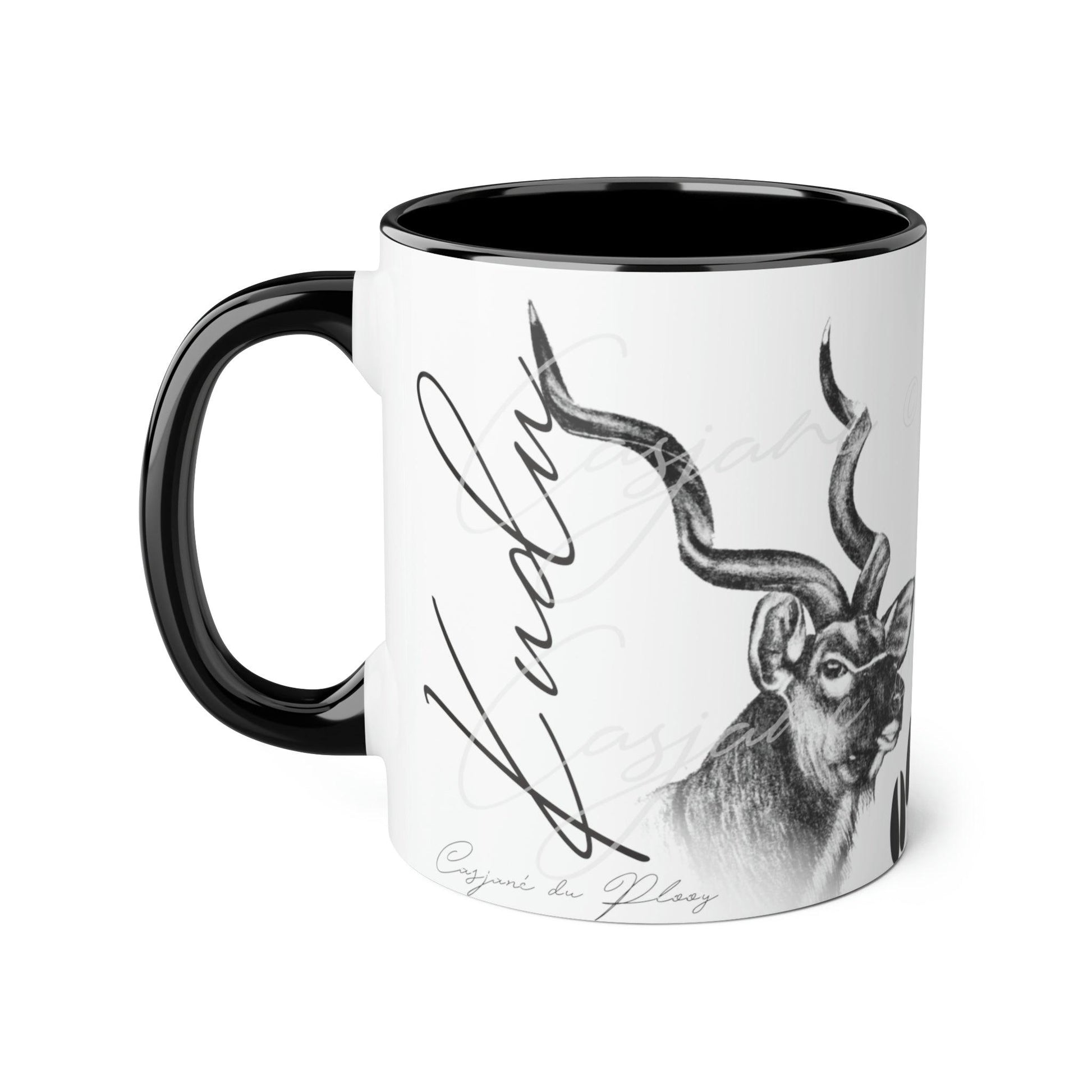Kudu Ceramic Coffee Mug - Casjané du Plooy Art