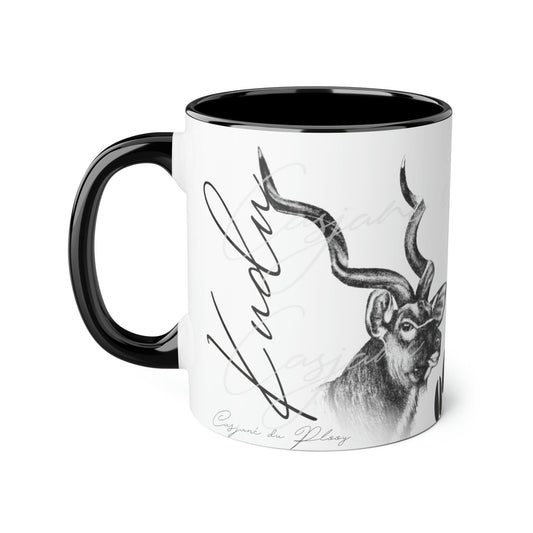 Kudu Ceramic Coffee Mug - Casjané du Plooy Art