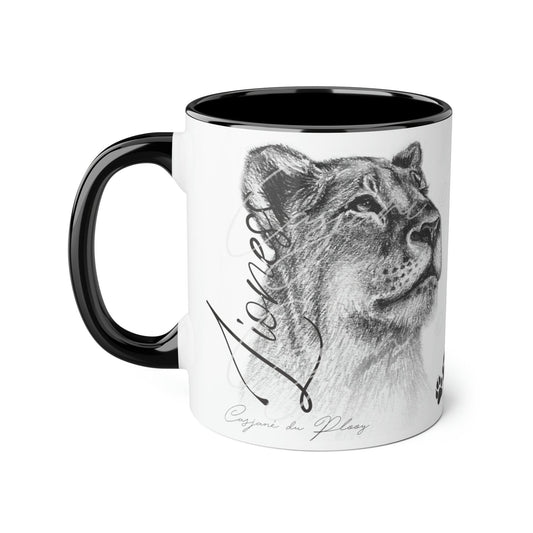 Lioness Ceramic Coffee Mug - Casjané du Plooy Art
