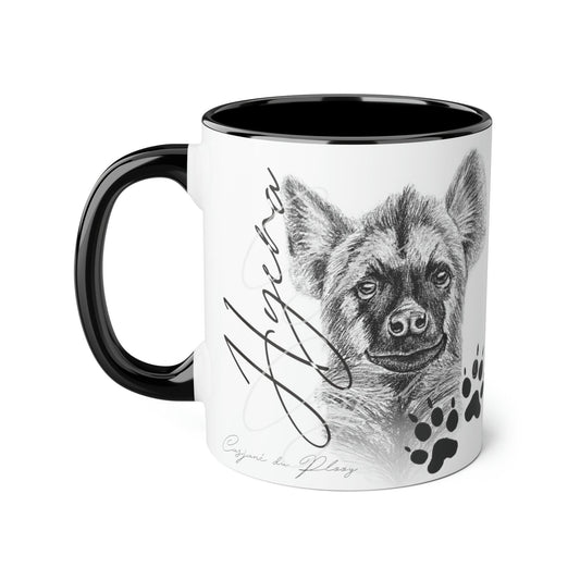 Hyena Ceramic Coffee Mug - Casjané du Plooy Art