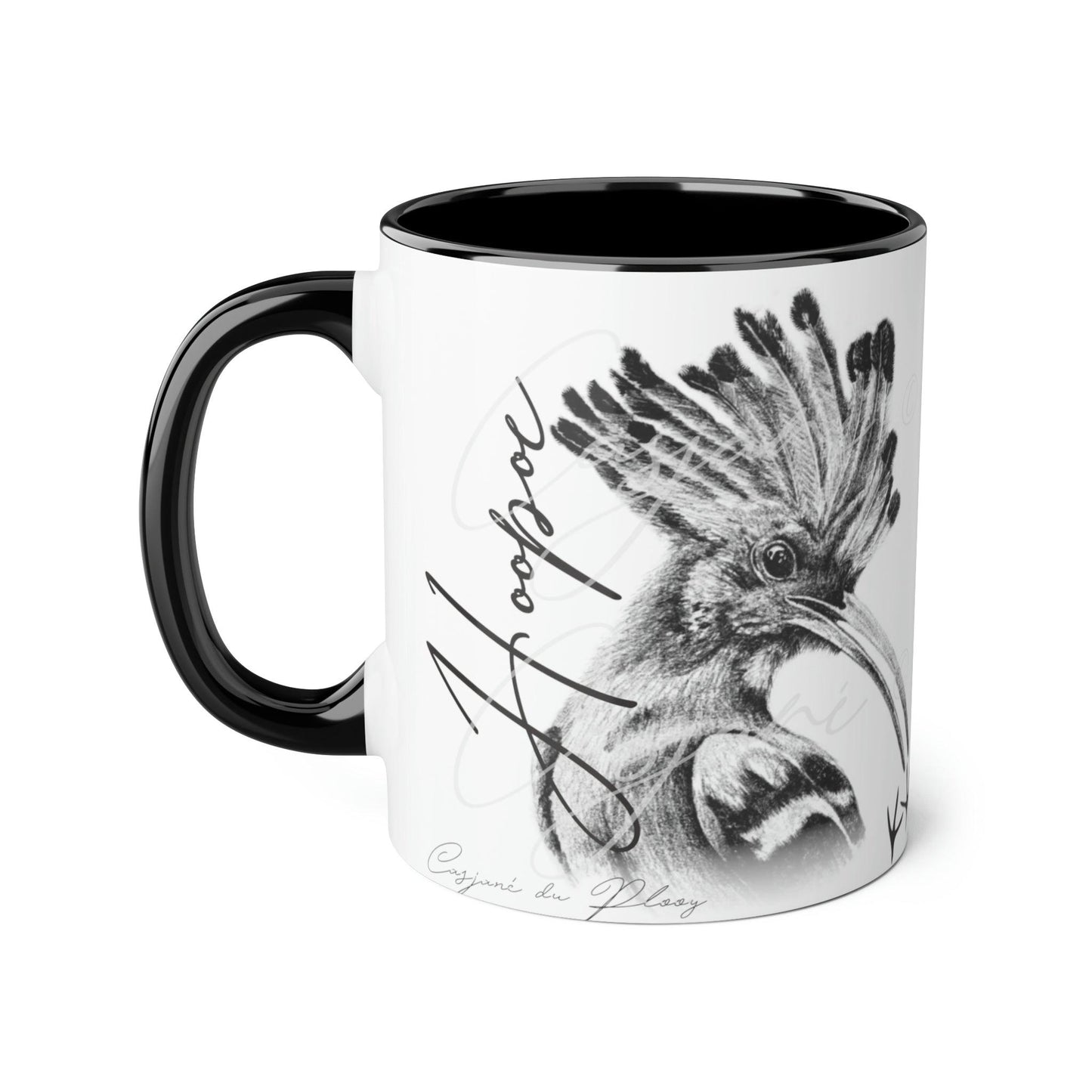 Hoopoe Ceramic Coffee Mug - Casjané du Plooy Art