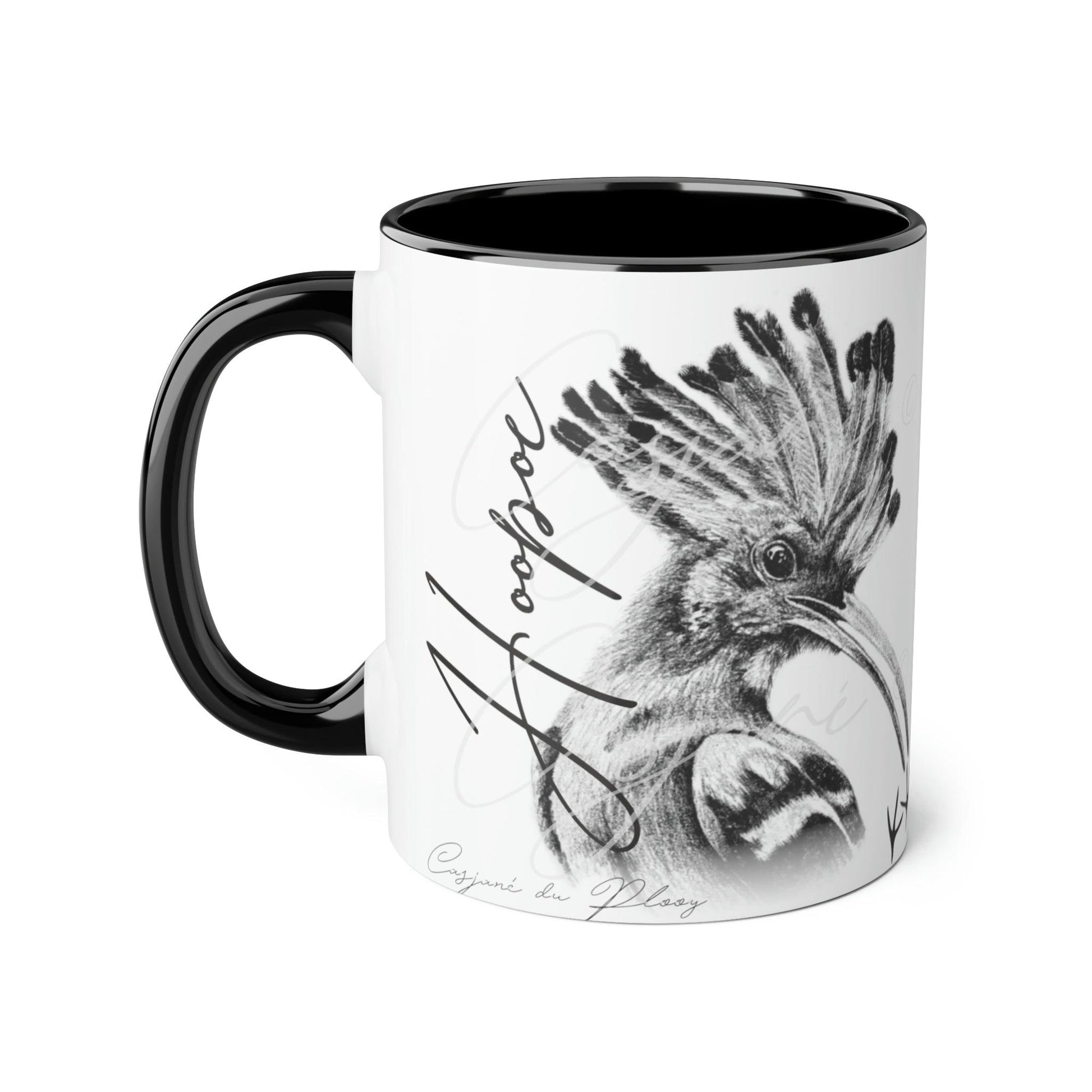 Hoopoe Ceramic Coffee Mug - Casjané du Plooy Art