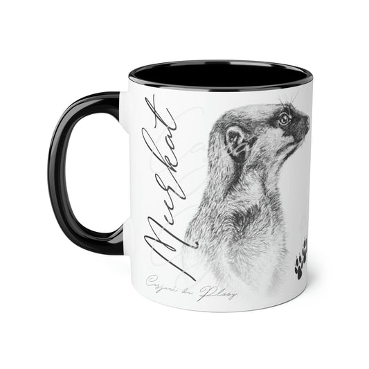 Meerkat Ceramic Coffee Mug - Casjané du Plooy Art
