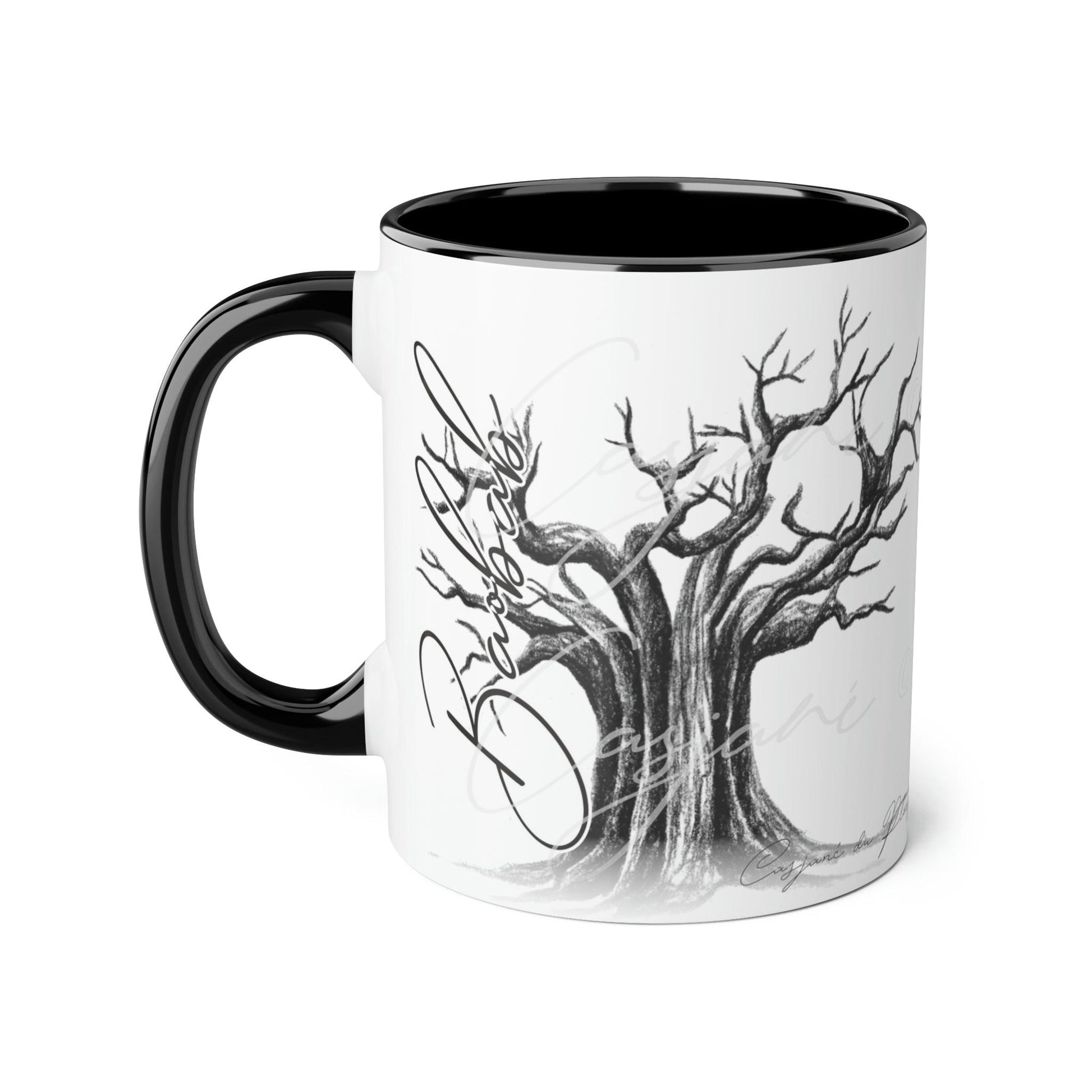 Baobab Ceramic Coffee Mug - Casjané du Plooy Art