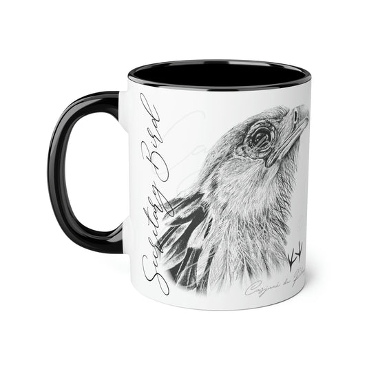 Sekretaris voël Keramiek koffiebeker