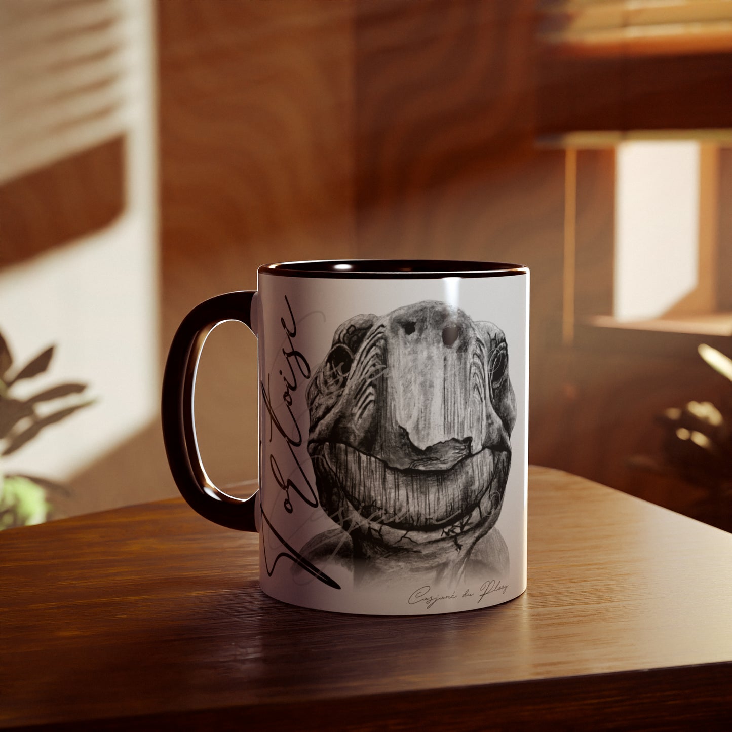 Tortoise Ceramic Coffee Mug - Casjané du Plooy Art