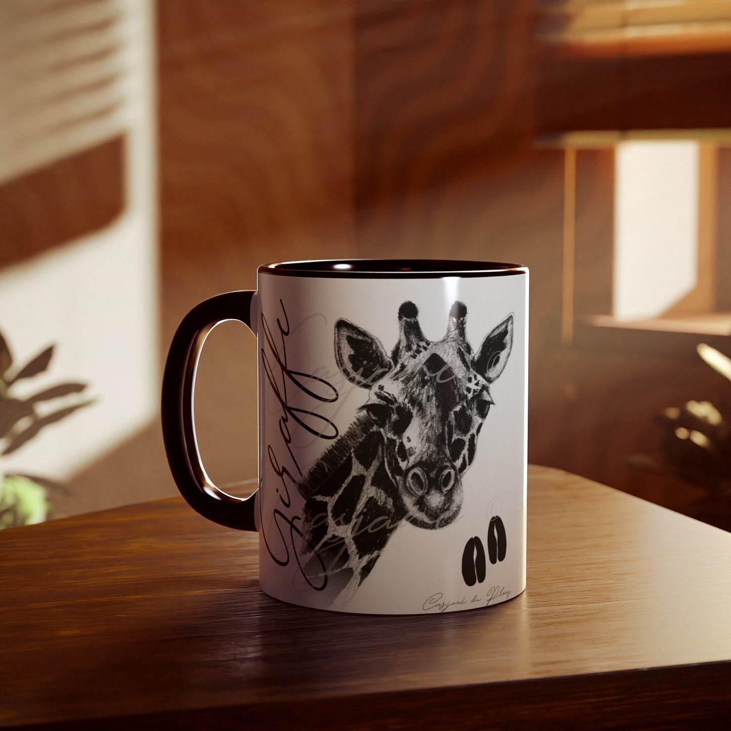 Kameelperd keramiek koffiebeker