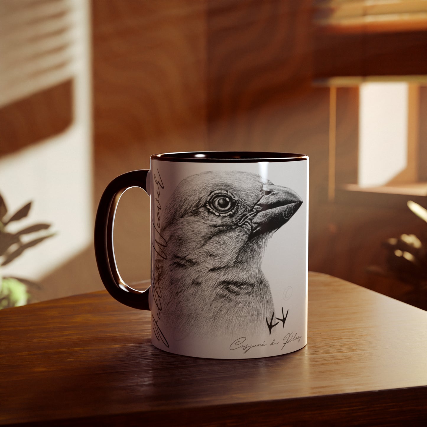 Geel Weaver Keramiek koffiebeker