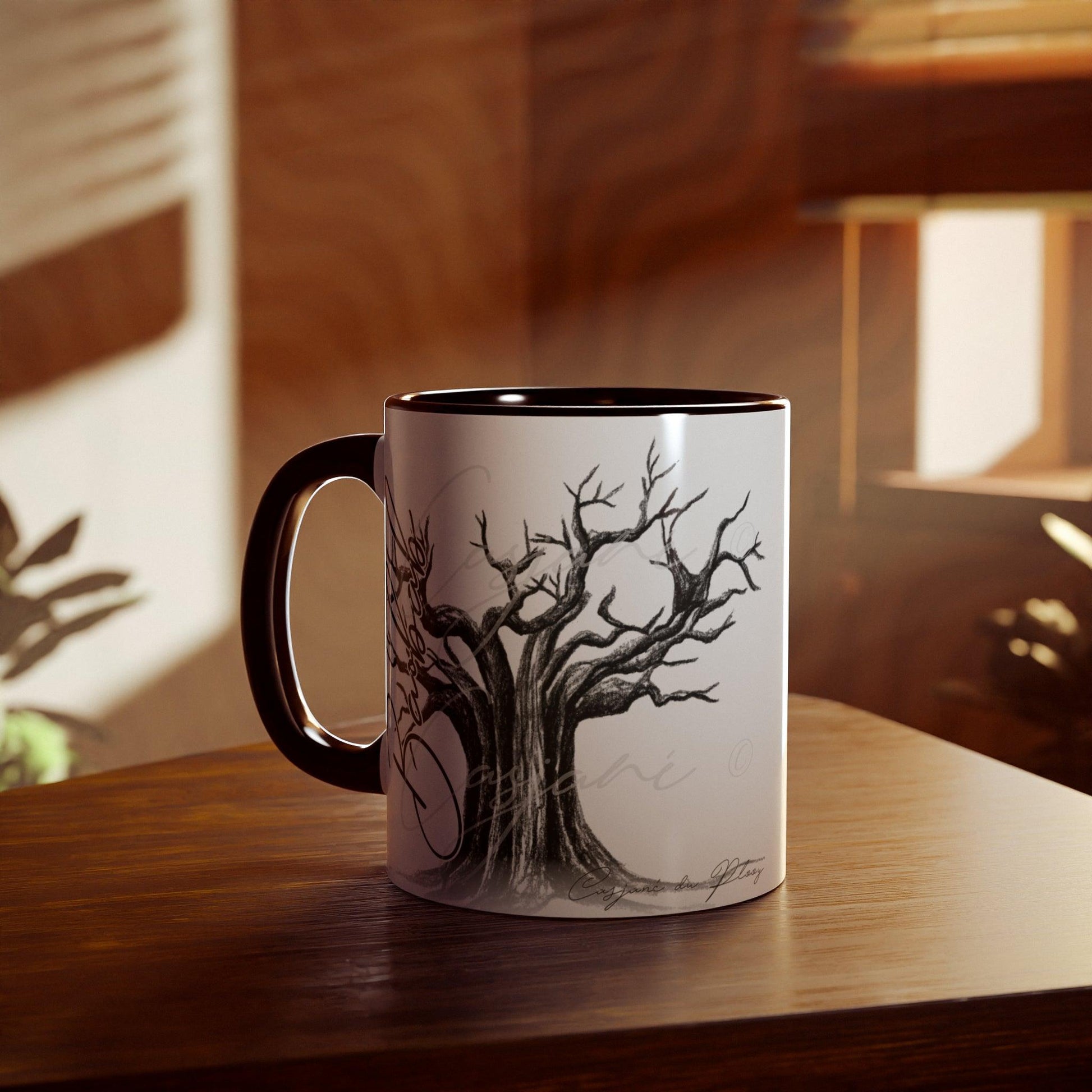 Baobab Ceramic Coffee Mug - Casjané du Plooy Art