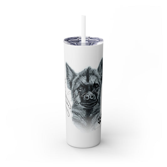 Hyena 20oz Skinny Tumbler - Casjané du Plooy Art