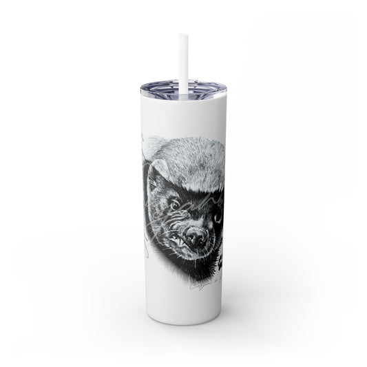 Honey Badger 20oz Skinny Tumbler