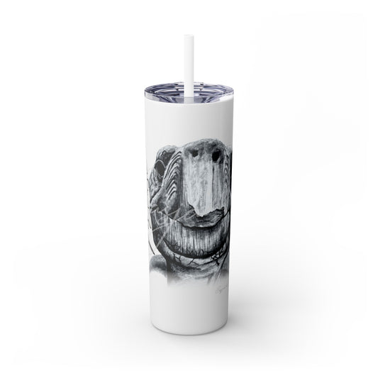 Tortoise 20oz Skinny Tumbler - Casjané du Plooy Art