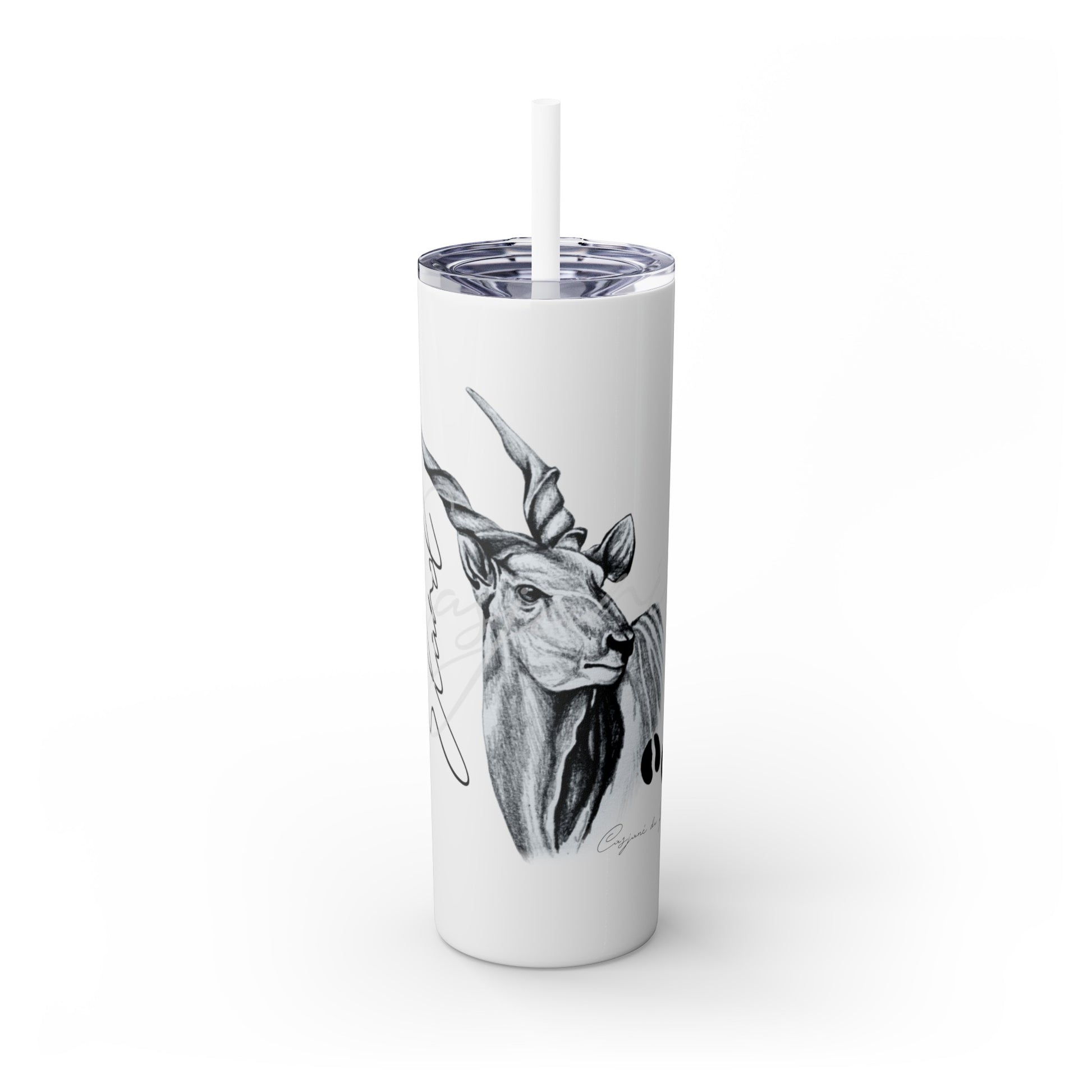 Eland 20oz Skinny Tumbler - Casjané du Plooy Art