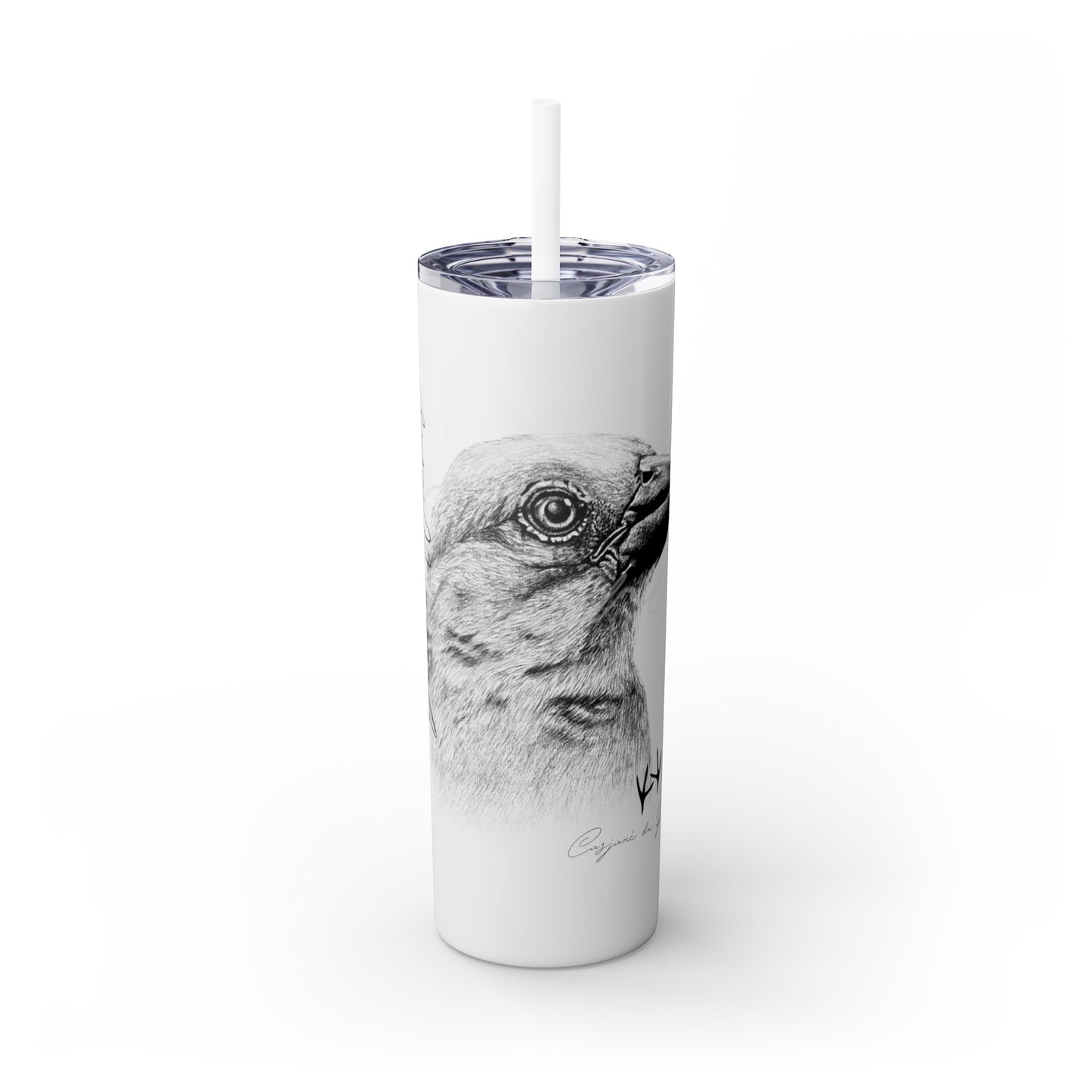 Yellow Weaver 20oz Skinny Tumbler