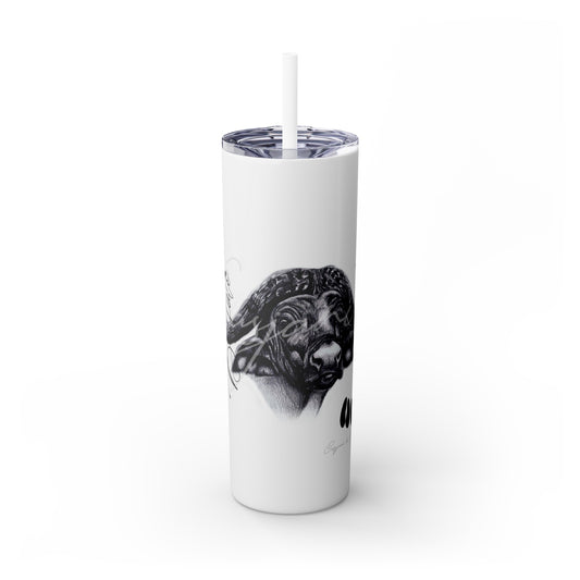 Buffalo 20oz Skinny Tumbler - Casjané du Plooy Art