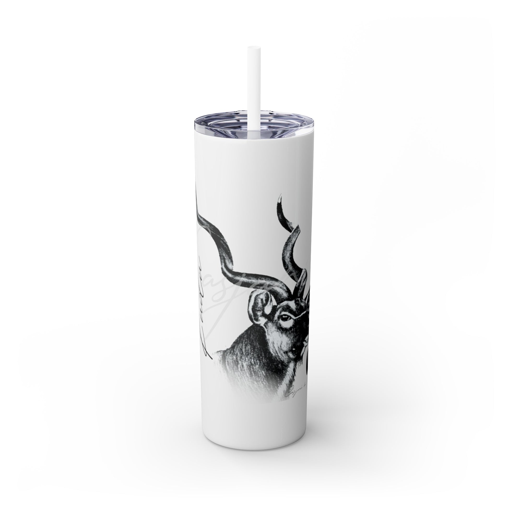 Kudu 20oz Skinny Tumbler - Casjané du Plooy Art