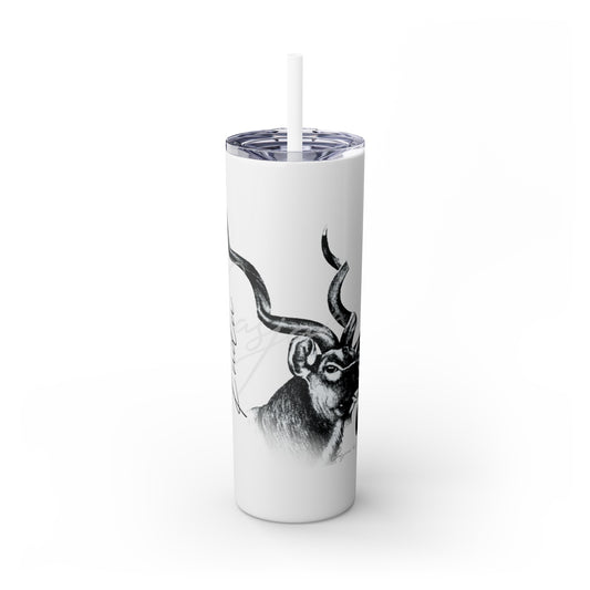 Kudu 20oz Skinny Tumbler - Casjané du Plooy Art