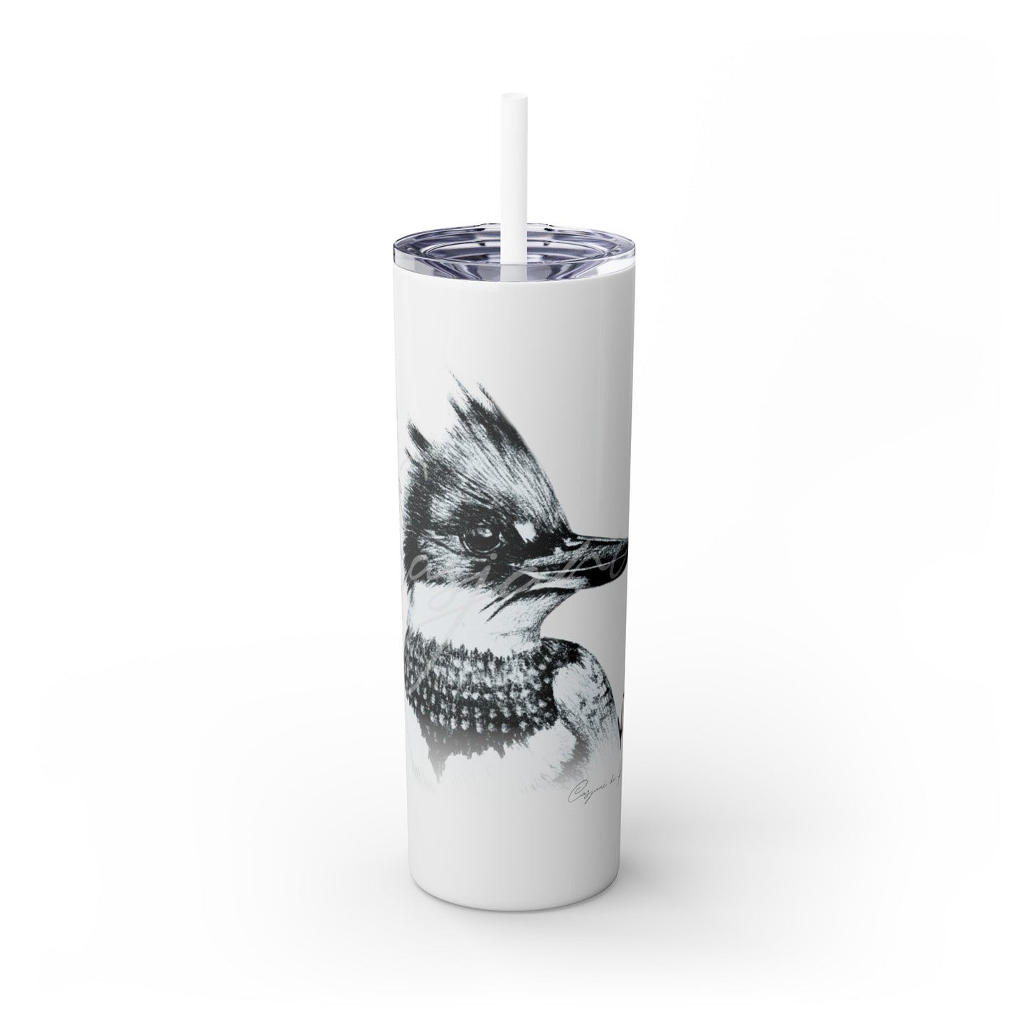 Belted Kingfisher 20oz Skinny Tumbler