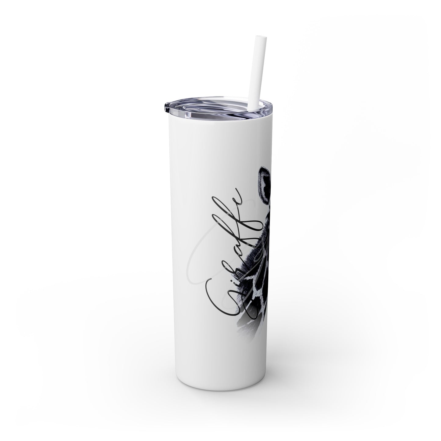 Giraffe 20oz Skinny Tumbler - Casjané du Plooy Art