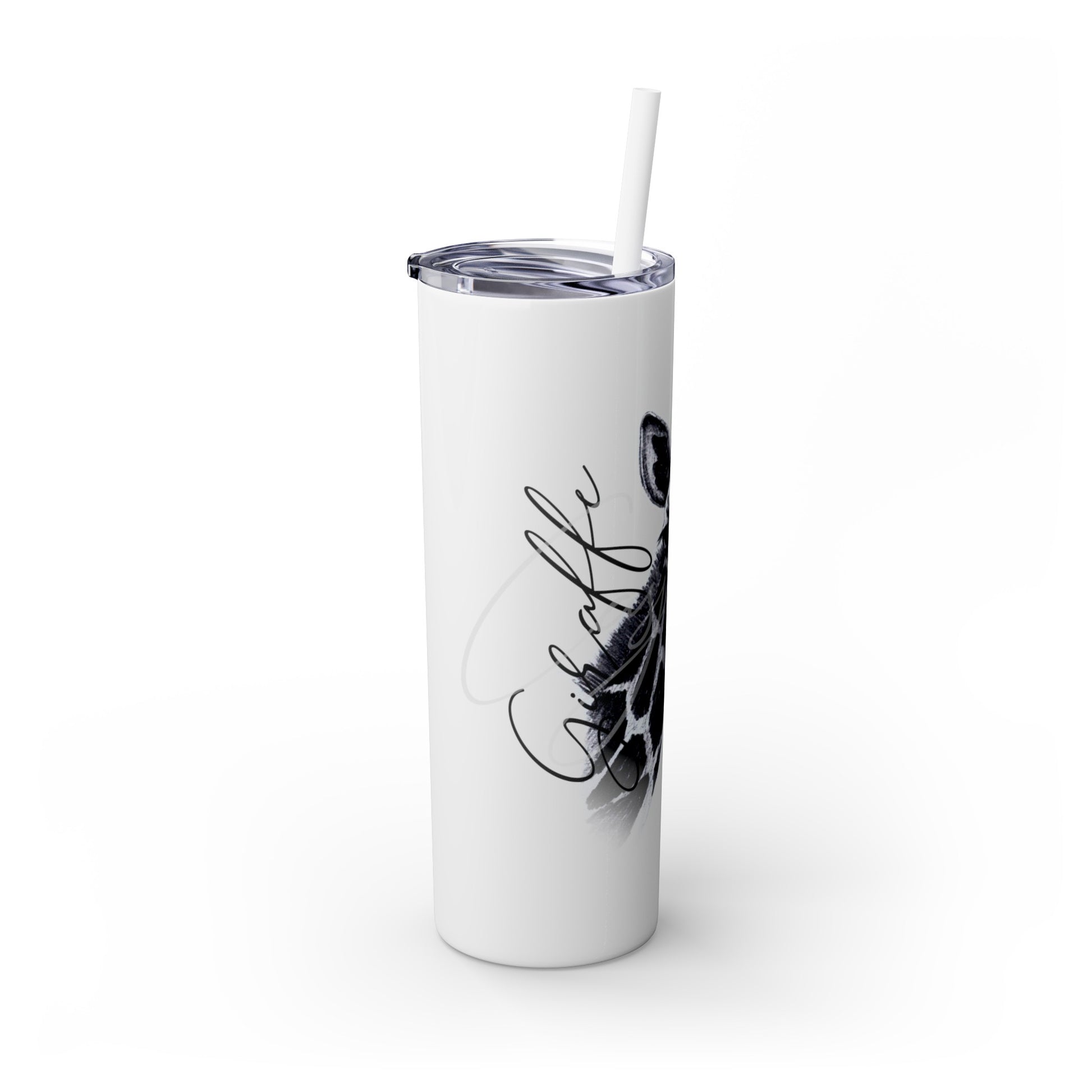 Giraffe 20oz Skinny Tumbler - Casjané du Plooy Art