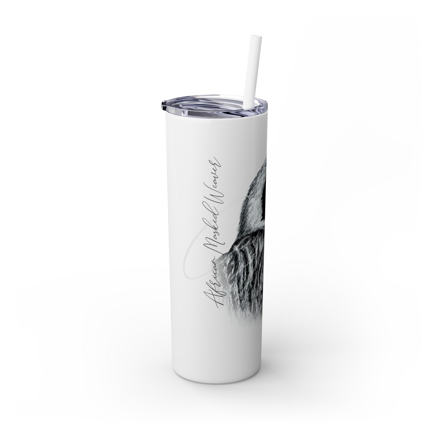 African Masked Weaver 20oz Skinny Tumbler