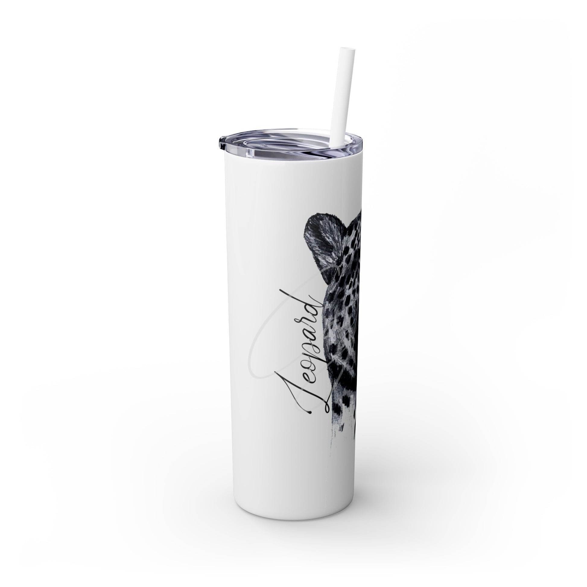 Leopard 20oz Skinny Tumbler - Casjané du Plooy Art