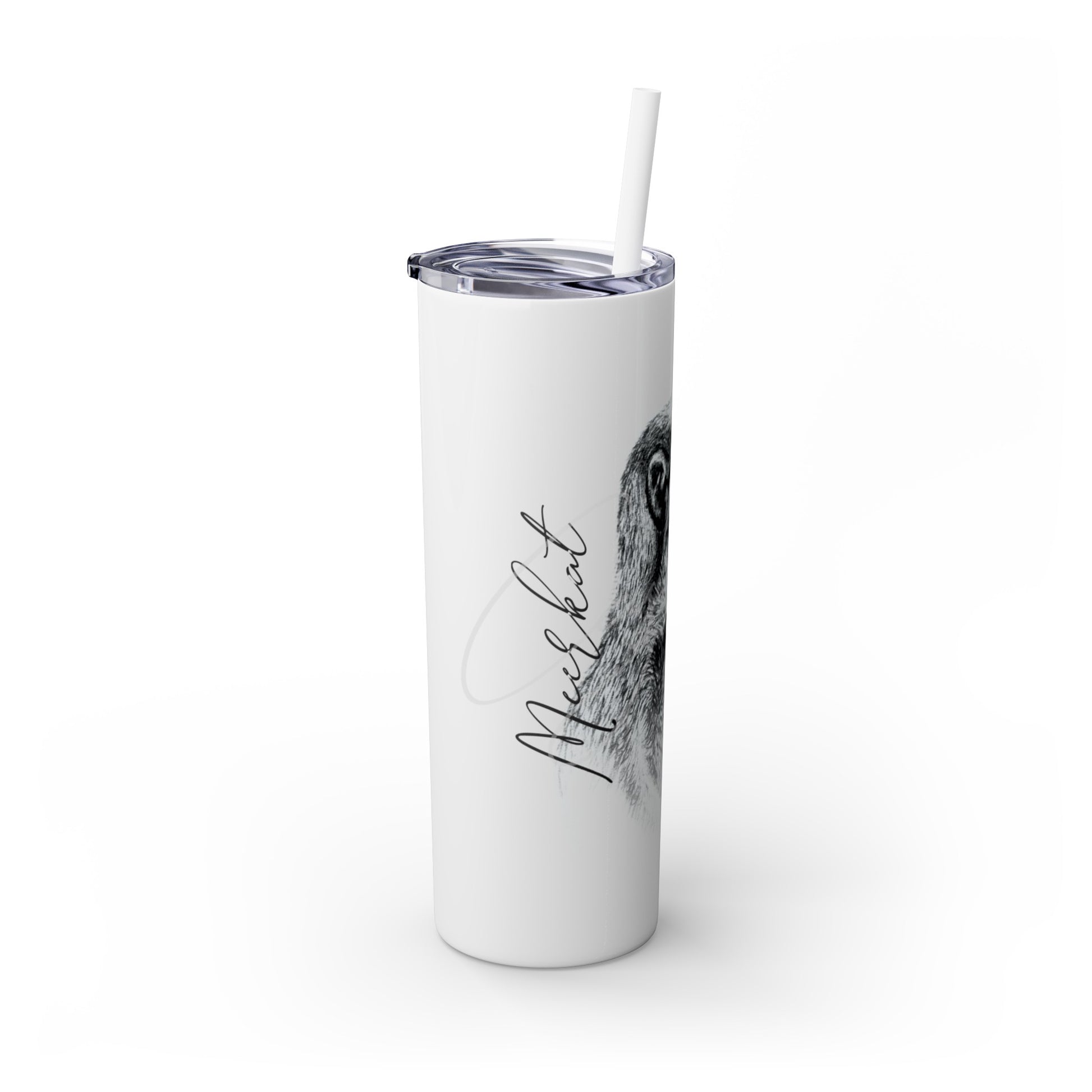 Meerkat 20oz Skinny Tumbler - Casjané du Plooy Art