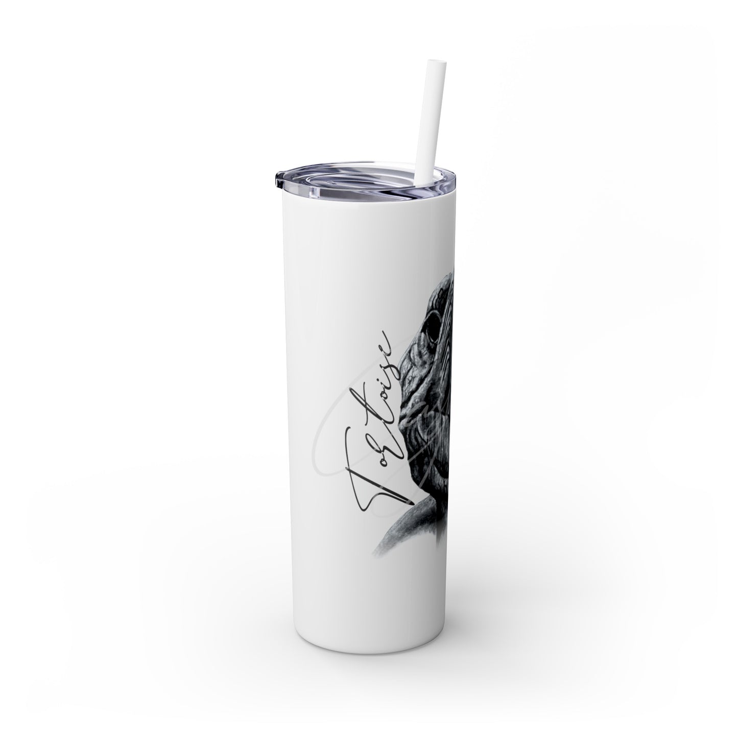 Tortoise 20oz Skinny Tumbler - Casjané du Plooy Art