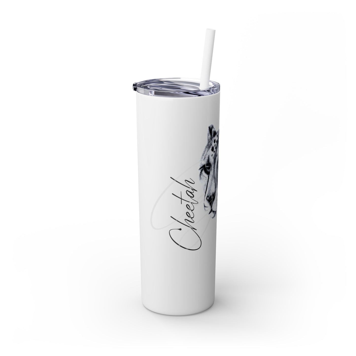 Cheetah 20oz Skinny Tumbler - Casjané du Plooy Art