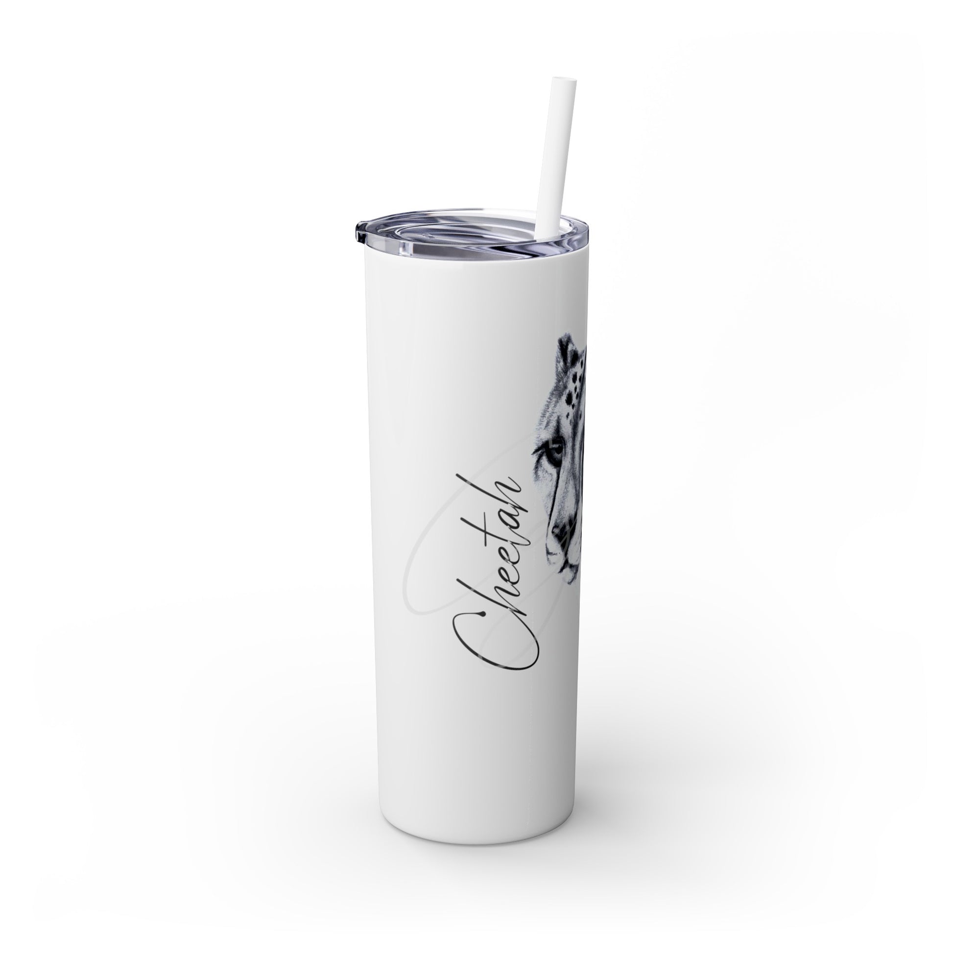 Cheetah 20oz Skinny Tumbler - Casjané du Plooy Art