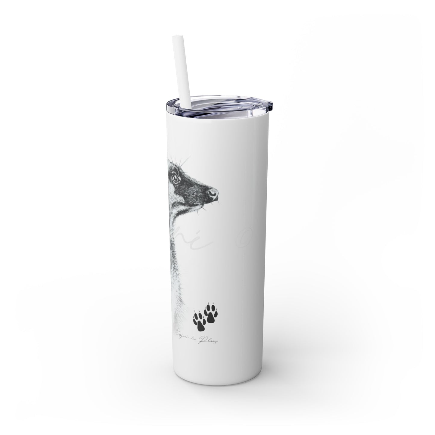 Meerkat 20oz Skinny Tumbler - Casjané du Plooy Art
