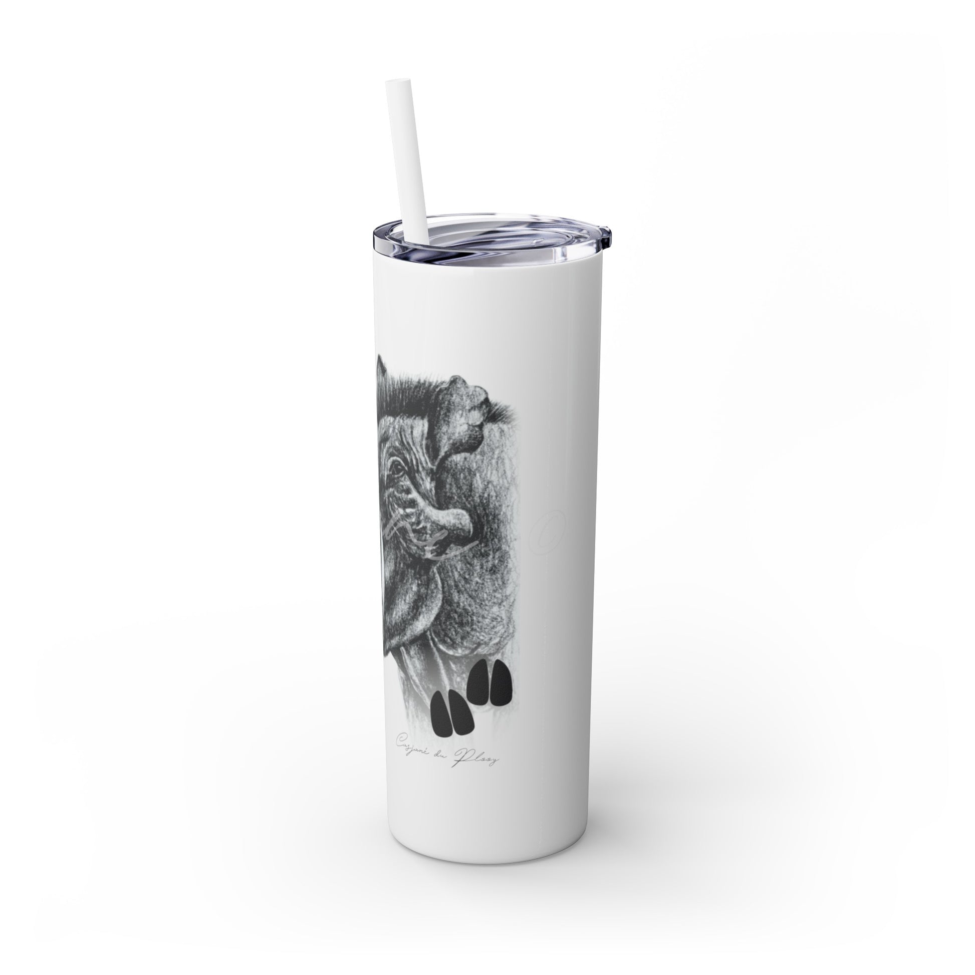 Warthog 20oz Skinny Tumbler - Casjané du Plooy Art