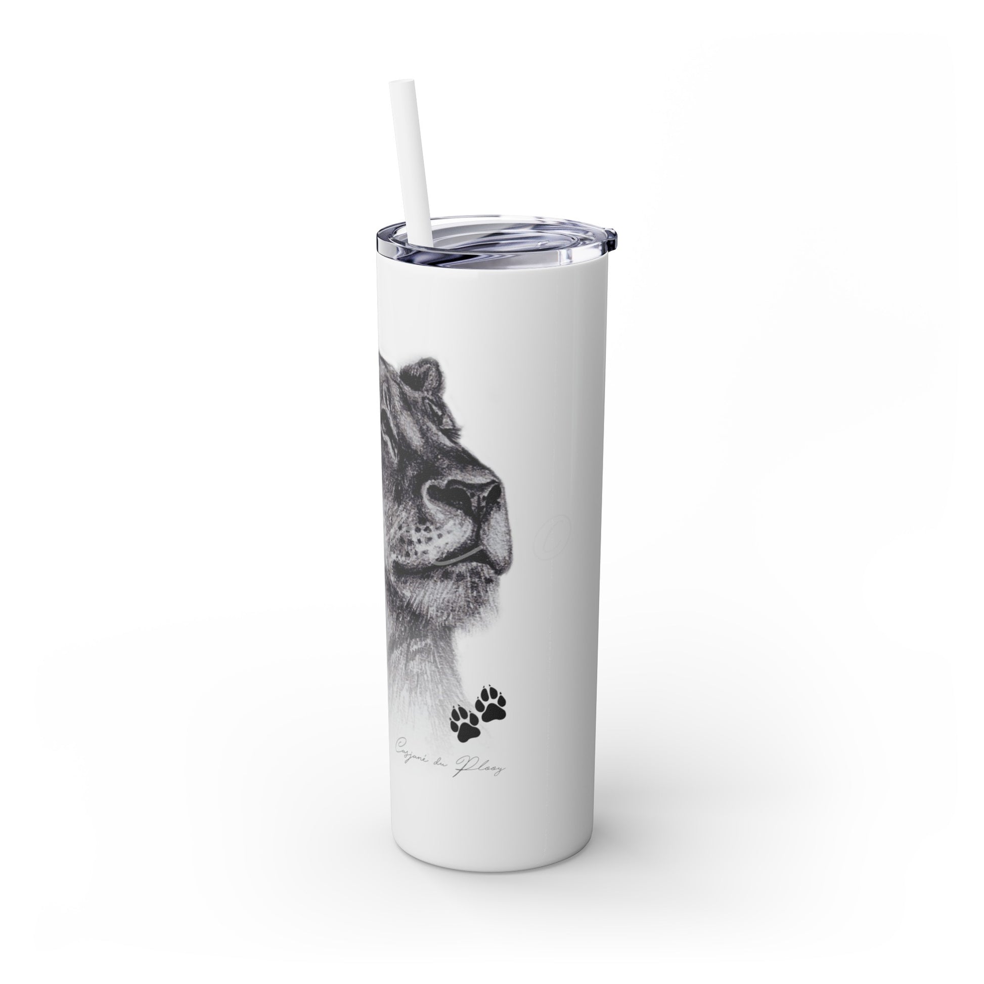 Lioness 20oz Skinny Tumbler - Casjané du Plooy Art