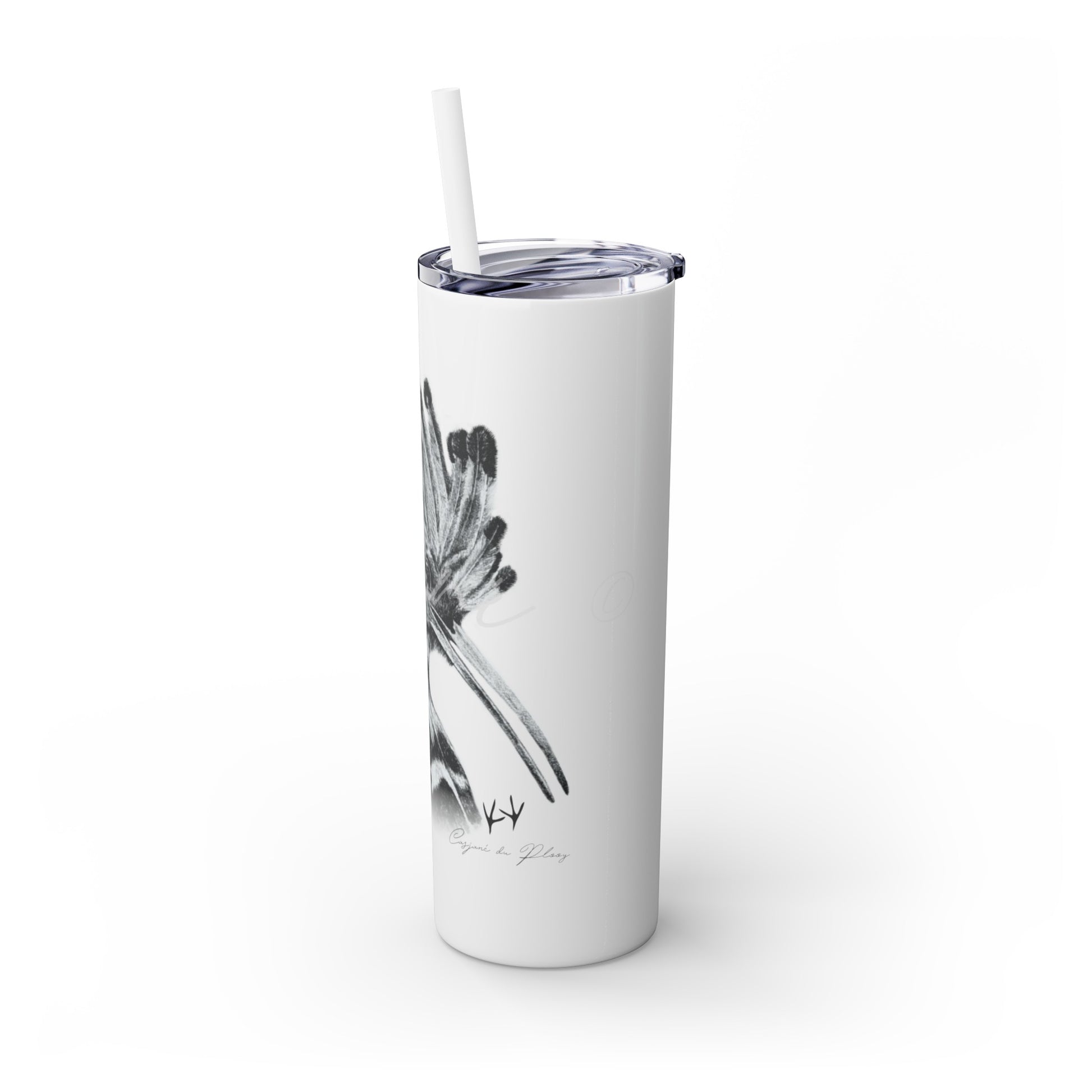 Hoopoe 20oz Skinny Tumbler - Casjané du Plooy Art