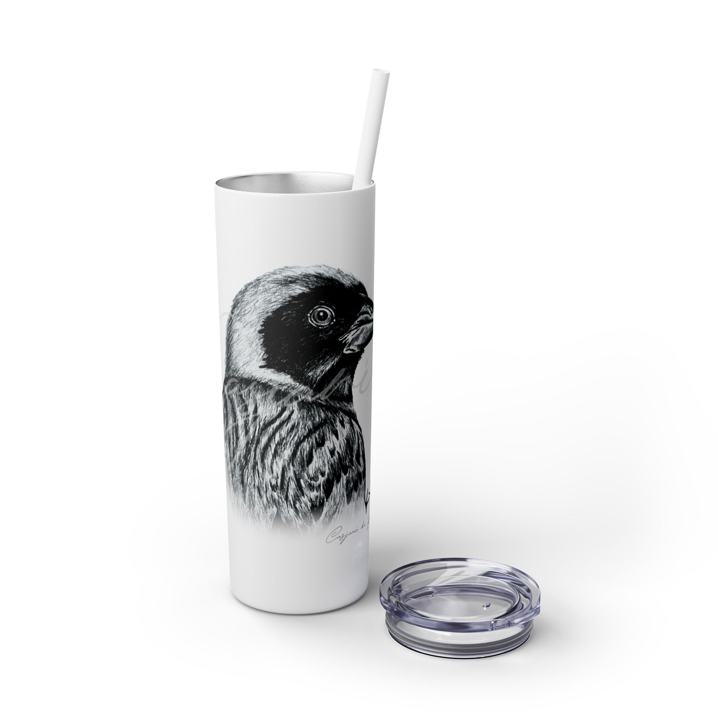 African Masked Weaver 20oz Skinny Tumbler