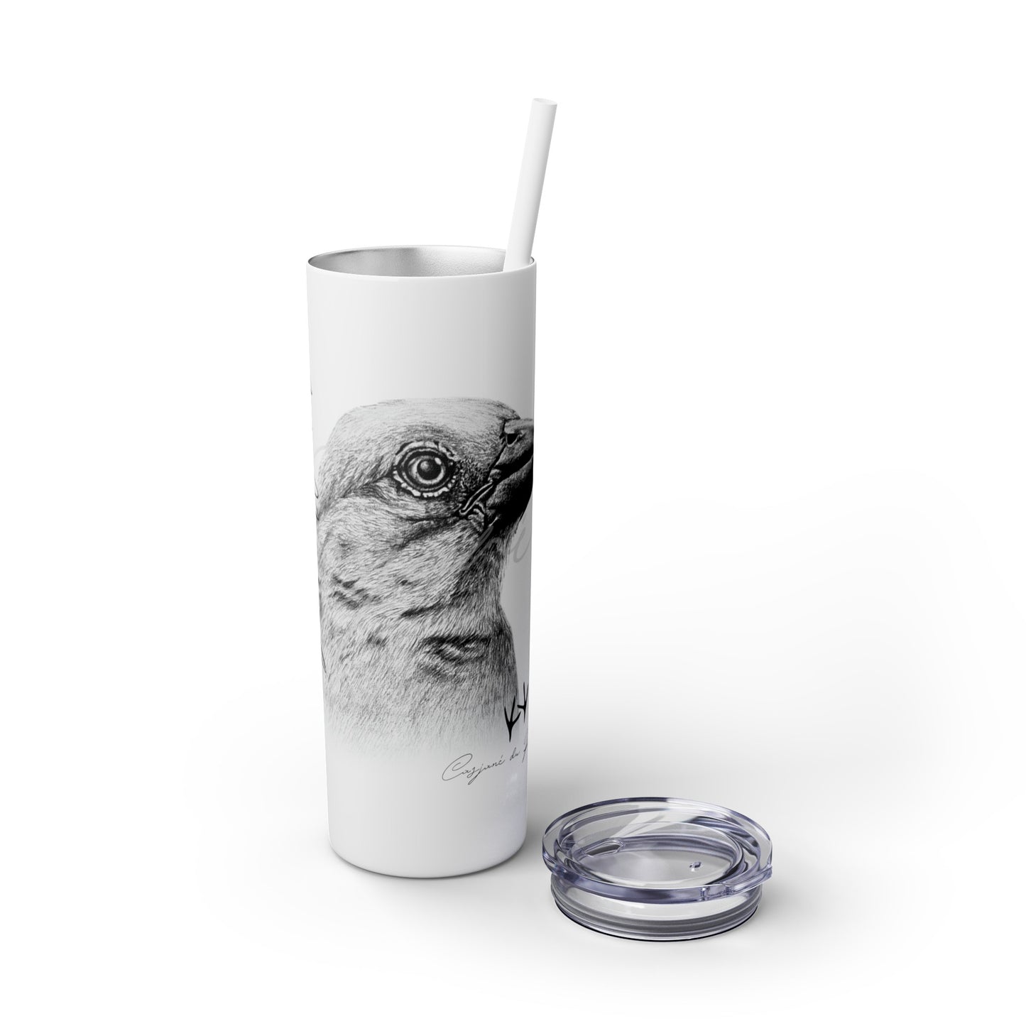 Yellow Weaver 20oz Skinny Tumbler