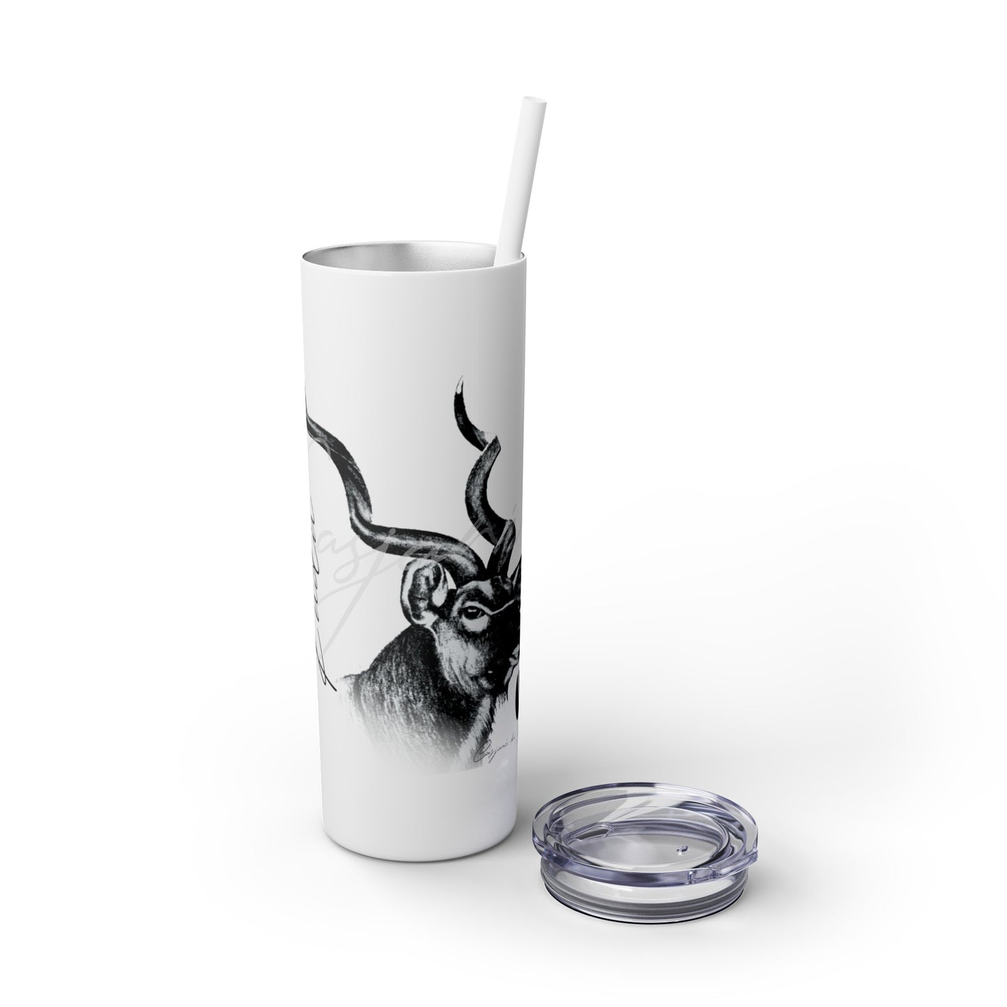 Kudu 20oz Skinny Tumbler - Casjané du Plooy Art